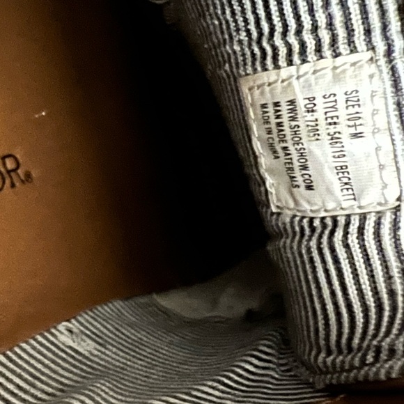 Mens harbor bay style brown shoes - Picture 4 of 6